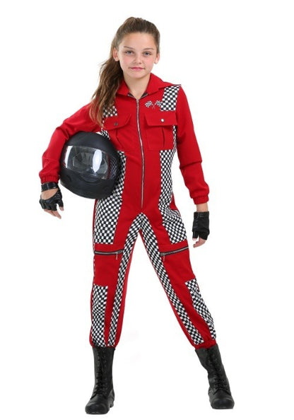 Racer Jumpsuit Costume for Girls - US 7697