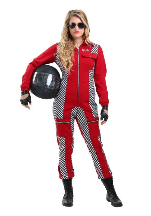Racer Jumpsuit Plus Size Women's Costume - US 2976