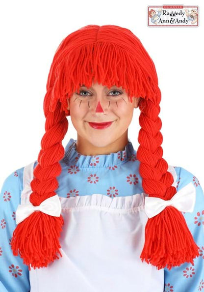 Raggedy Ann Red Wig for Women - US 0045