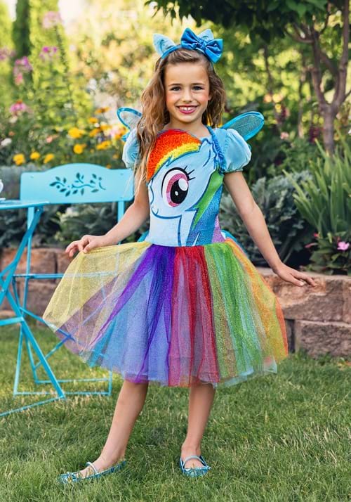 Rainbow Dash Tutu Prestige Costume for Kids - US 6696