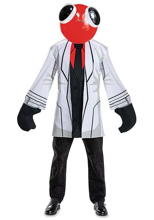 Rainbow Friends Scientist Red Costume for Adults - US 1757