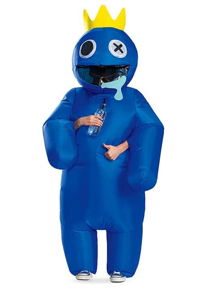 Rainbow Friends Inflatable Blue Costume for Kids - US 9834
