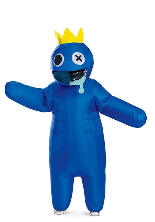 Rainbow Friends Inflatable Blue Costume for Kids - US 9834