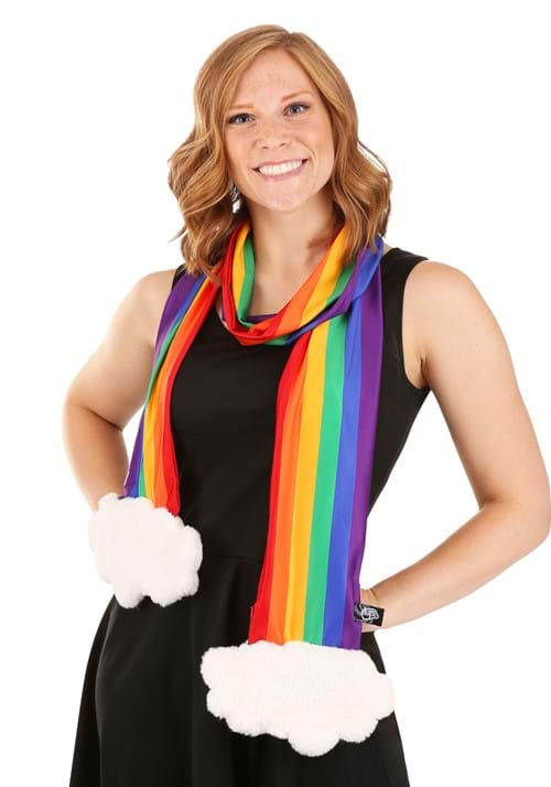 Rainbow Scarf with a Hidden Pocket - US 1962