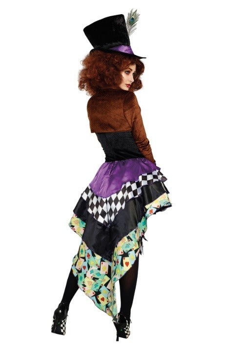 Raving Mad Hatter Costume for Women - US 0691