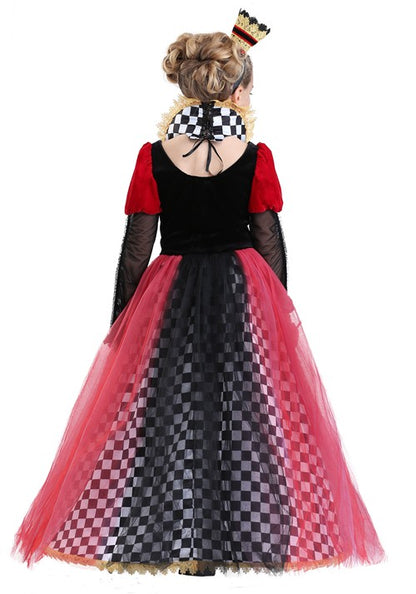 Ravishing Queen of Hearts Costume for Girls - US 3815