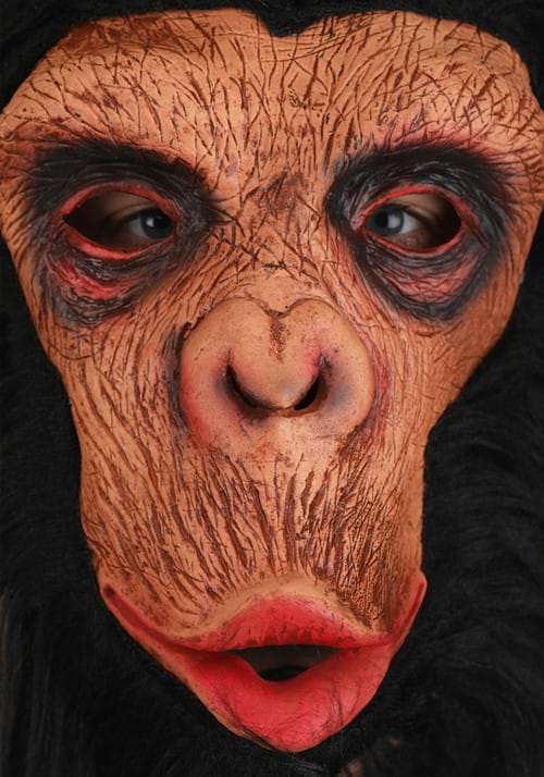 Realistic Chimpanzee Costume Mask for Adults - US 5366