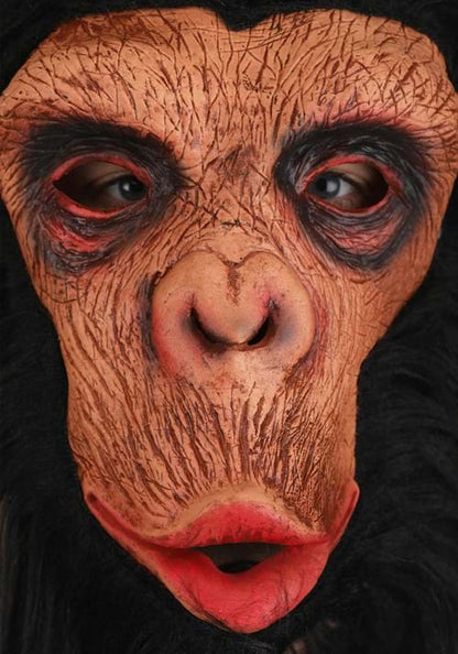 Realistic Chimpanzee Costume Mask for Adults - US 5366