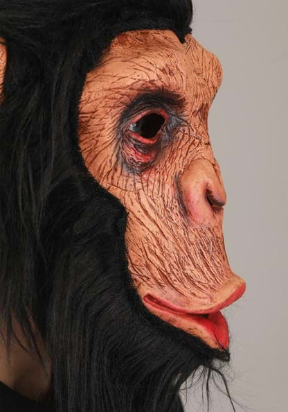 Realistic Chimpanzee Costume Mask for Adults - US 5366