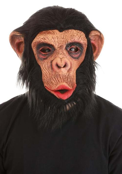 Realistic Chimpanzee Costume Mask for Adults - US 5366