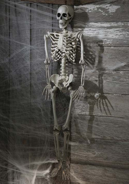 36-Inch Plastic Realistic Skeleton Halloween Decoration - US 9612