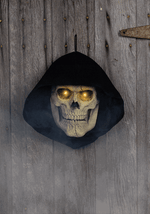 Haunting Reaper Skull Seasonal Visions International Door Decoration - US 3723