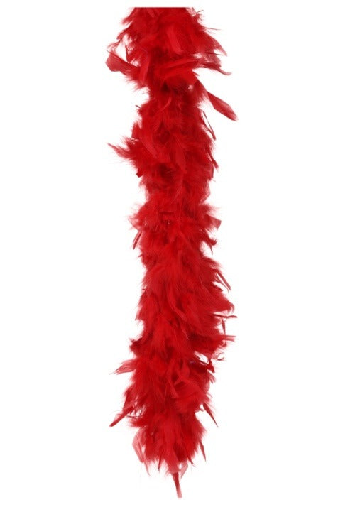 Red 80 Gram Feather Boa - US 6320