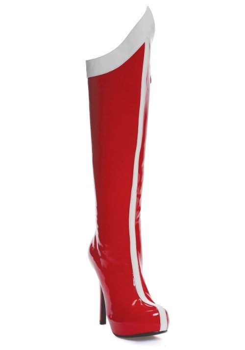 Red and White Superhero Boots - US 5574