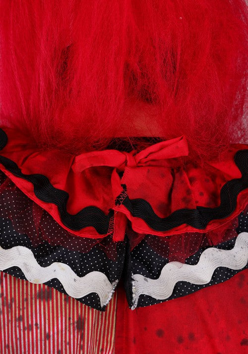 Adult Red Carousel Clown Costume with Mask - US 8734