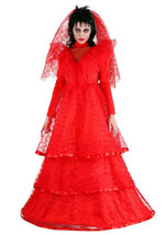 Red Gothic Wedding Dress Costume for Women - US 0581