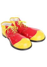 Red and Yellow Jumbo Clown Shoes - US 9910