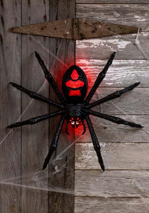 2FT Red Light Up Seasonal Visions Spider Decoration - US 2787