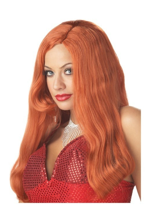 Red Movie Star Costume Wig - US 0499