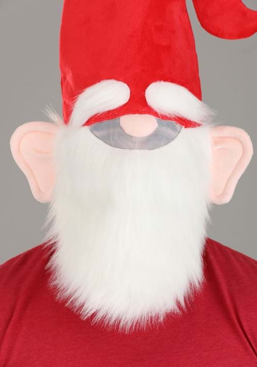 Oversized Red Gnome Hat with Beard - US 2188