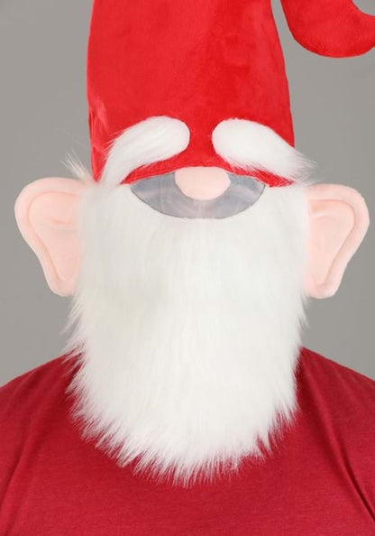 Oversized Red Gnome Hat with Beard - US 2188