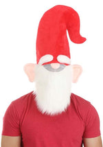 Oversized Red Gnome Hat with Beard - US 2188