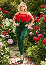Red Rose Costume for Women - US 5645