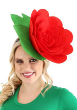 Red Rose Costume Headband Accessory - US 7080