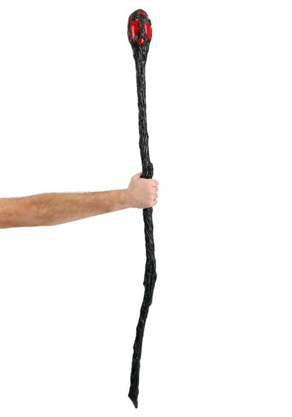 Red Weathered Warlock Costume Staff - US 2180