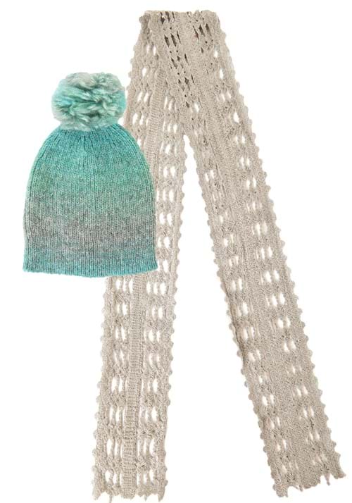Luna Lovegood Replica Winter Scarf & Hat Set - US 0923