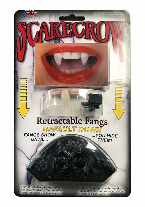Default Down Retractable Fangs - US 7492