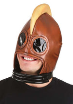 Retro Robot Bronze Costume Helmet - US 7160