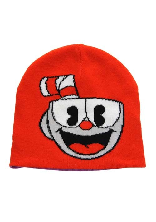 Reversible Knit Cuphead Hat - US 4287
