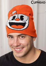 Reversible Knit Cuphead Hat - US 4287
