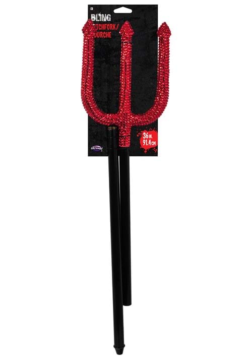 Rhinestone Devil Pitchfork Costume Accessory - US 5659
