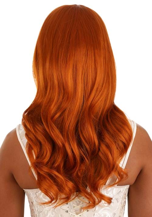 Rich Orange Long Wavy Wig for Women - US 1240