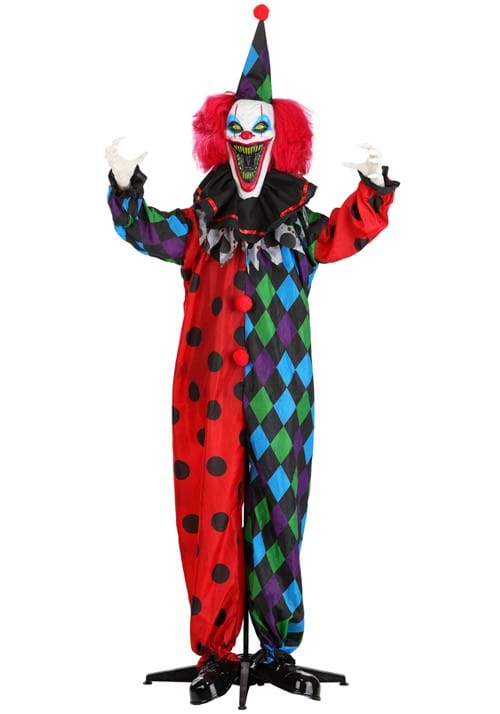 6FT Rictus the Evil Clown Animated Decoration - Scream Saver - US 5937