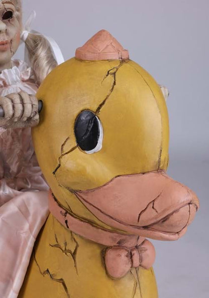 2.8FT Rocking Duck Doll Animatronic Decoration - US 5386