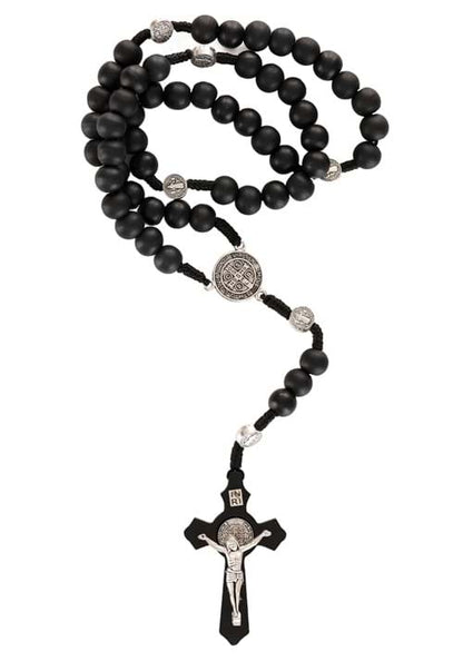 Religious Rosary Beads Costume Necklace - US 0030