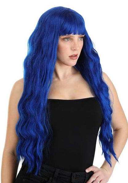 Royal Blue Full Wavy Wig for Women - US 4247