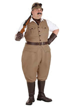 Safari Hunter Plus Size Costume for Men - US 8919