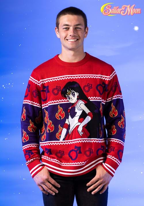 Adult Sailor Moon Sailor Mars Ugly Sweater - US 5567