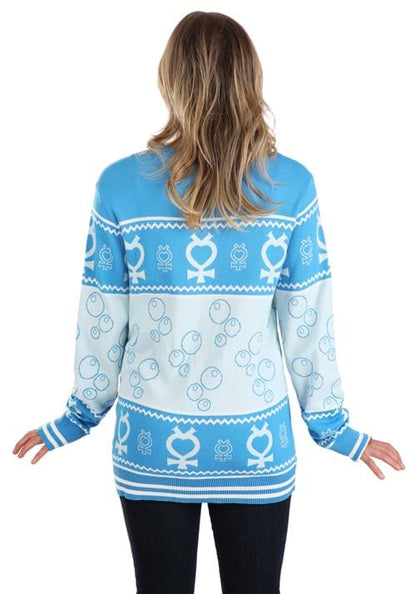 Sailor Moon Sailor Mercury Adult Ugly Sweater - US 5941