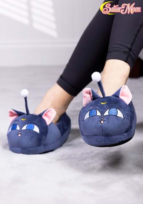 Sailor Moon Luna-P 3D Character Slippers for Adults - US 1926