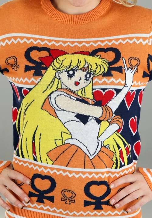 Sailor Moon Sailor Venus Sweater for Adults - US 0056