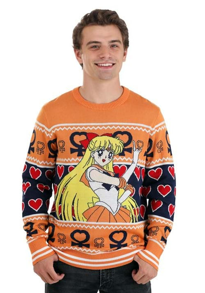 Sailor Moon Sailor Venus Sweater for Adults - US 0056