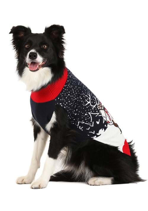 Santa and Reindeer Sweater for Pets - US 8181