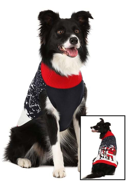 Santa and Reindeer Sweater for Pets - US 8181