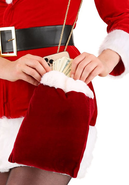 Santa Sack Purse for Adults - US 4594