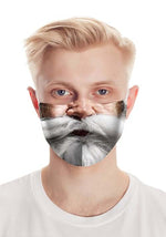 Face Mask Santa Claus Beard - US 9695